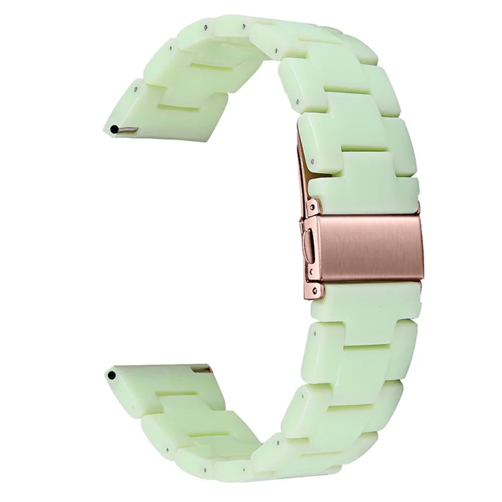 20mm smooth resin watch strap for Amazfit watch - Avocado Green