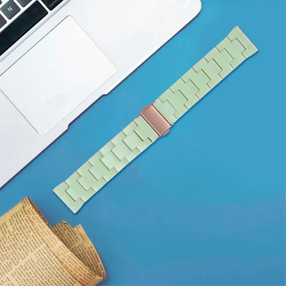 20mm smooth resin watch strap for Amazfit watch - Avocado Green