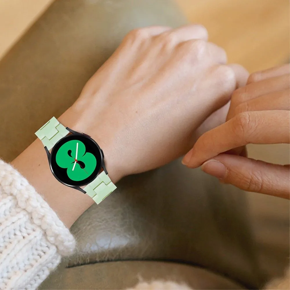 20mm smooth resin watch strap for Amazfit watch - Avocado Green