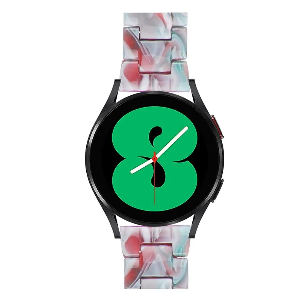 20mm smooth resin watch strap for Amazfit watch - Emerald Red