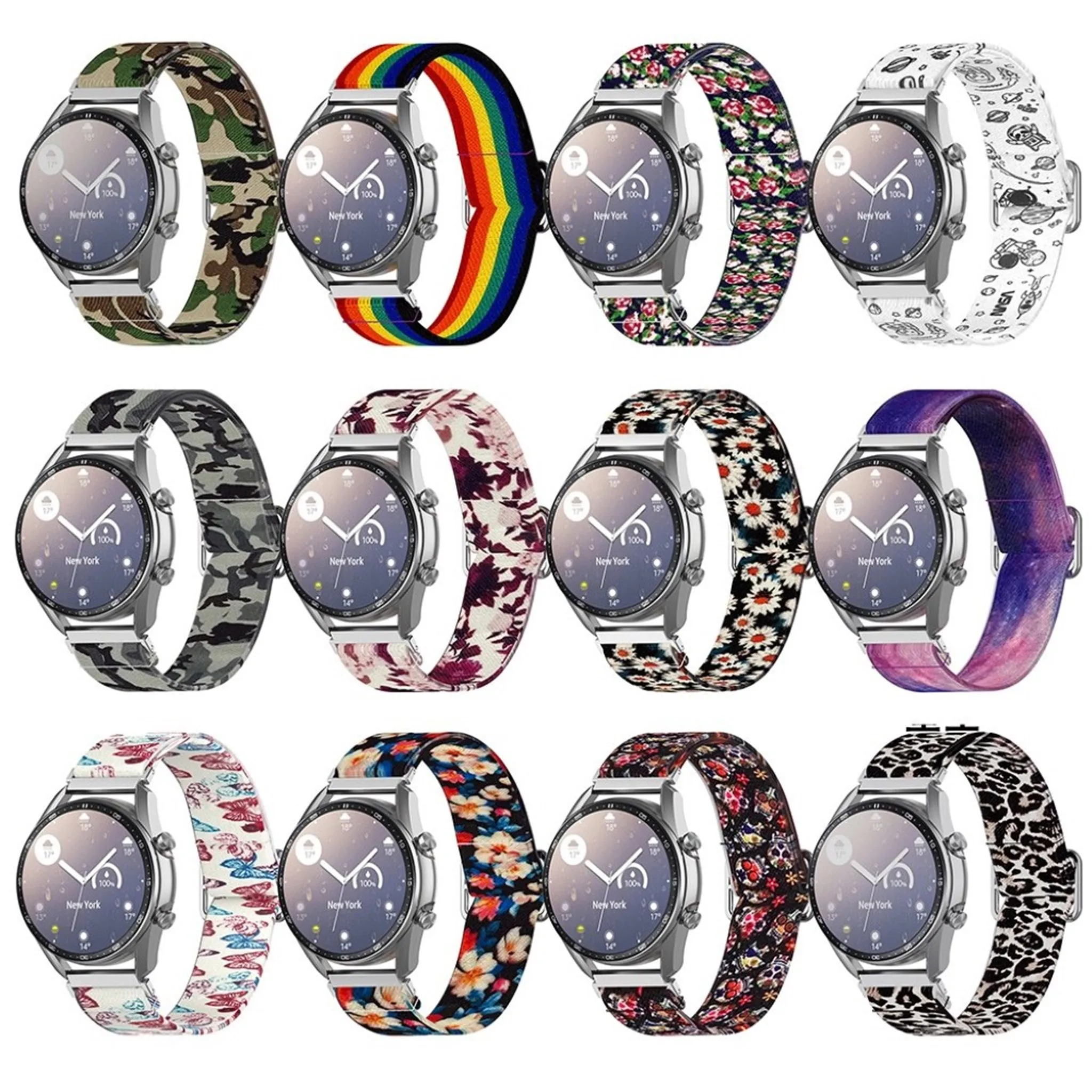 22mm Universal cool pattern watch band - Universe