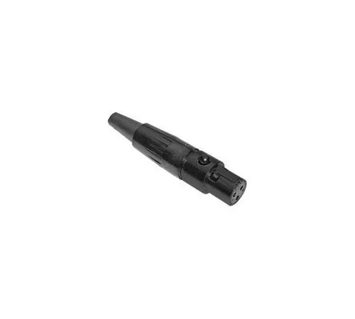 3 & 4-pin Mini XLR Female Connector