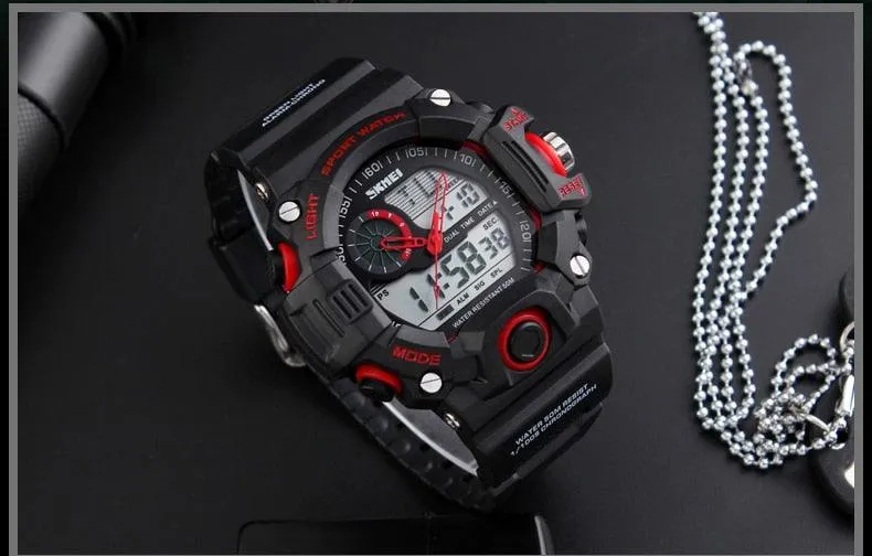 50M Waterproof Tactical Outdoor Sports Watch