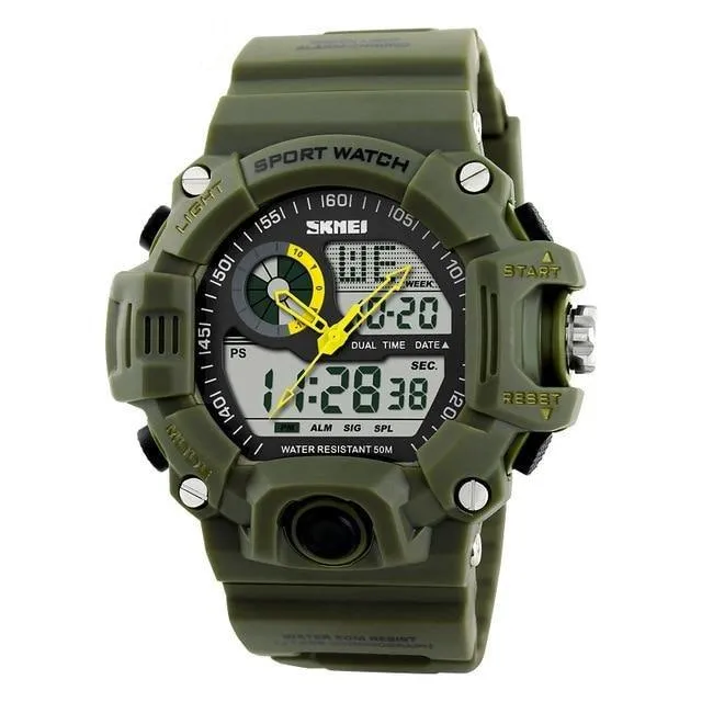 50M Waterproof Tactical Outdoor Sports Watch