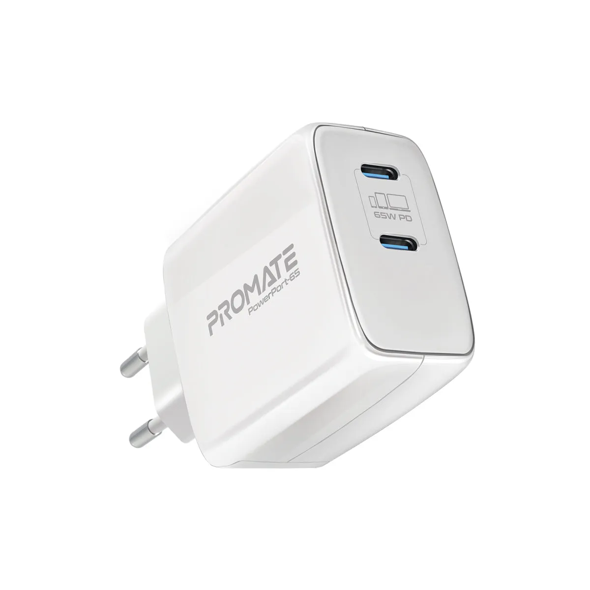 65W Super Speed GaNFast® Charging Adapter with Dual USB Ports