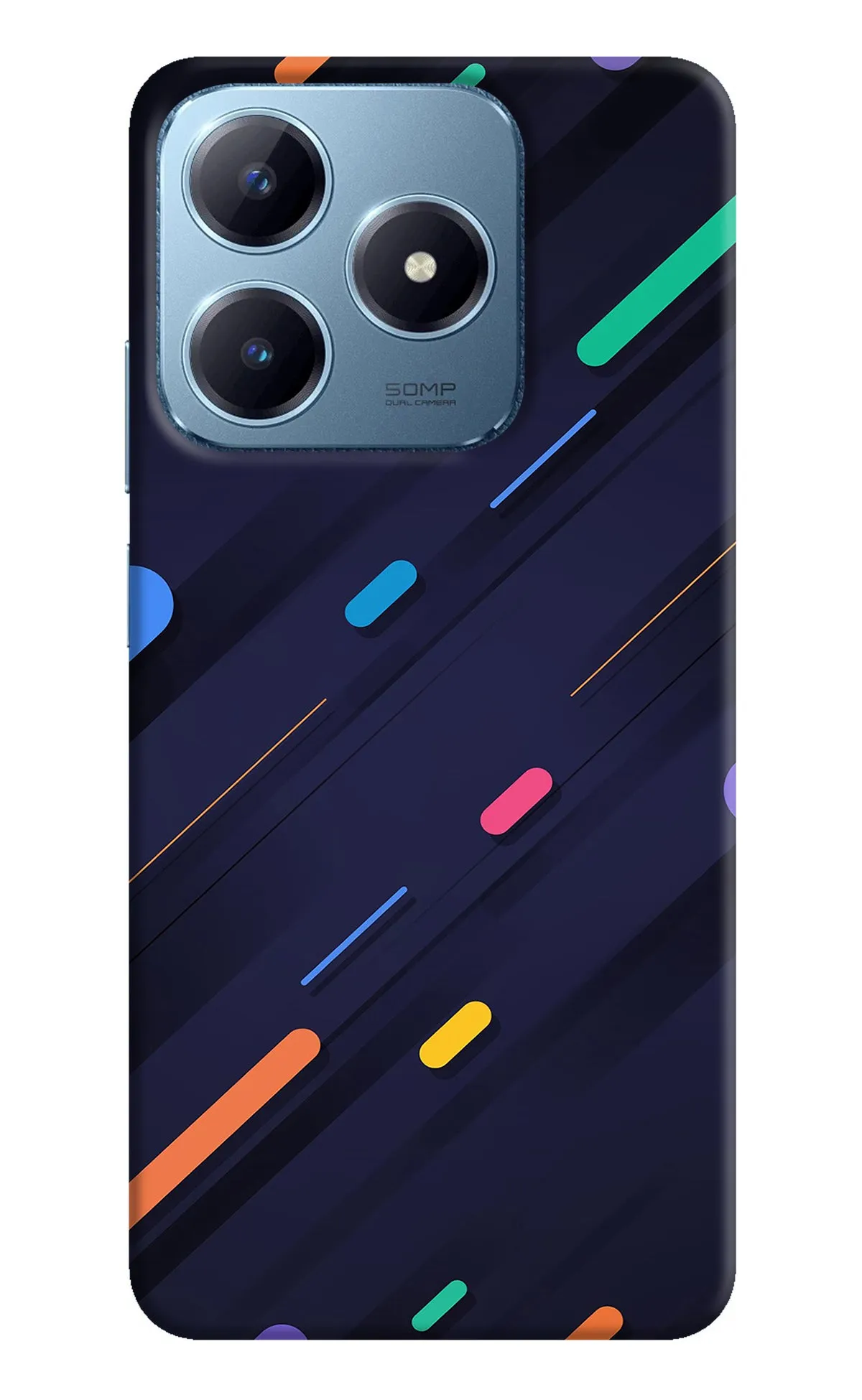 Abstract Design Realme Narzo N63 Back Cover