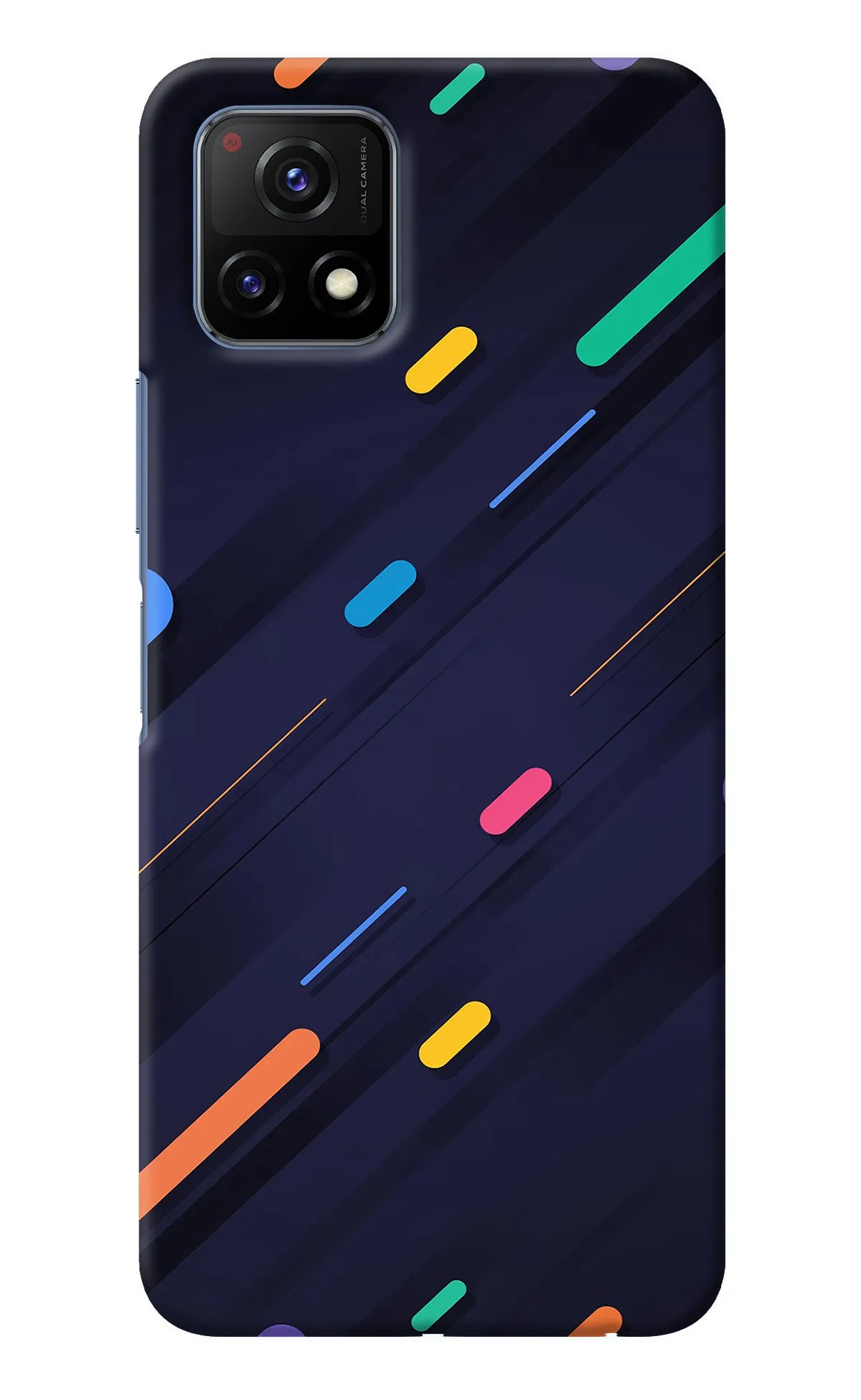 Abstract Design Vivo Y72 5G Back Cover