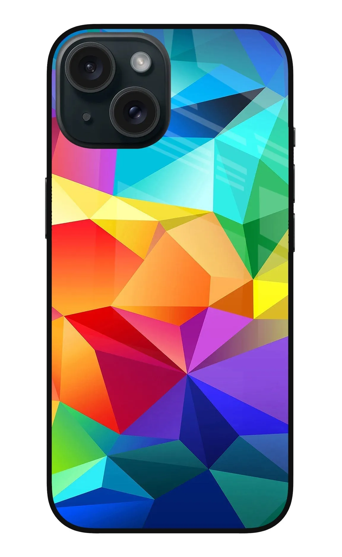 Abstract Pattern iPhone 15 Plus Back Cover