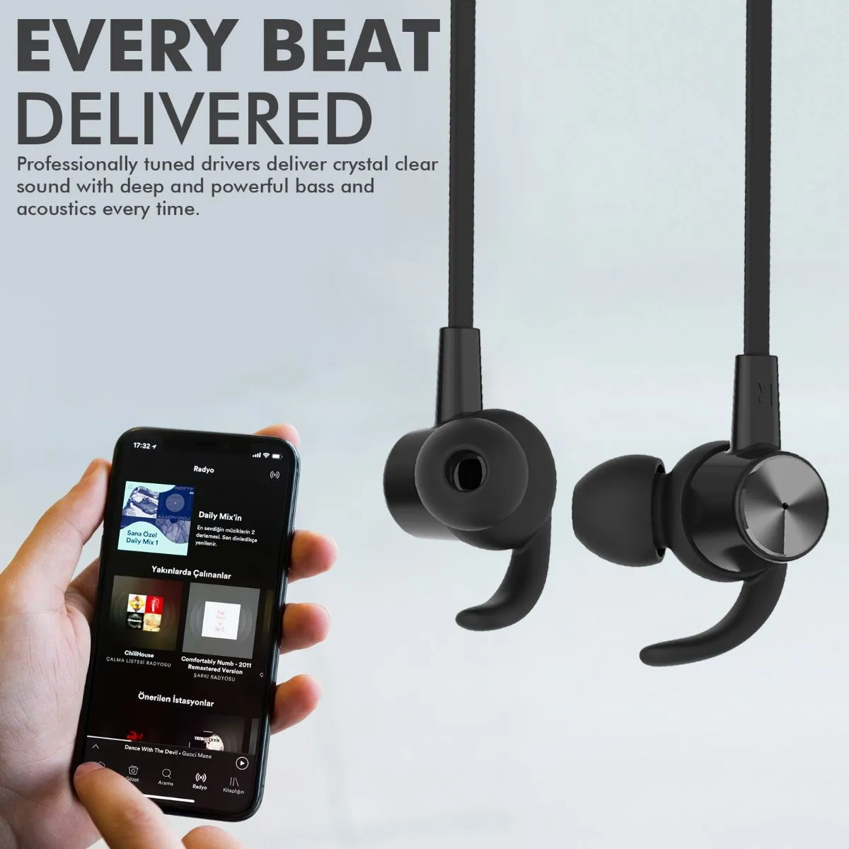 Active Noise Canceling Earphones