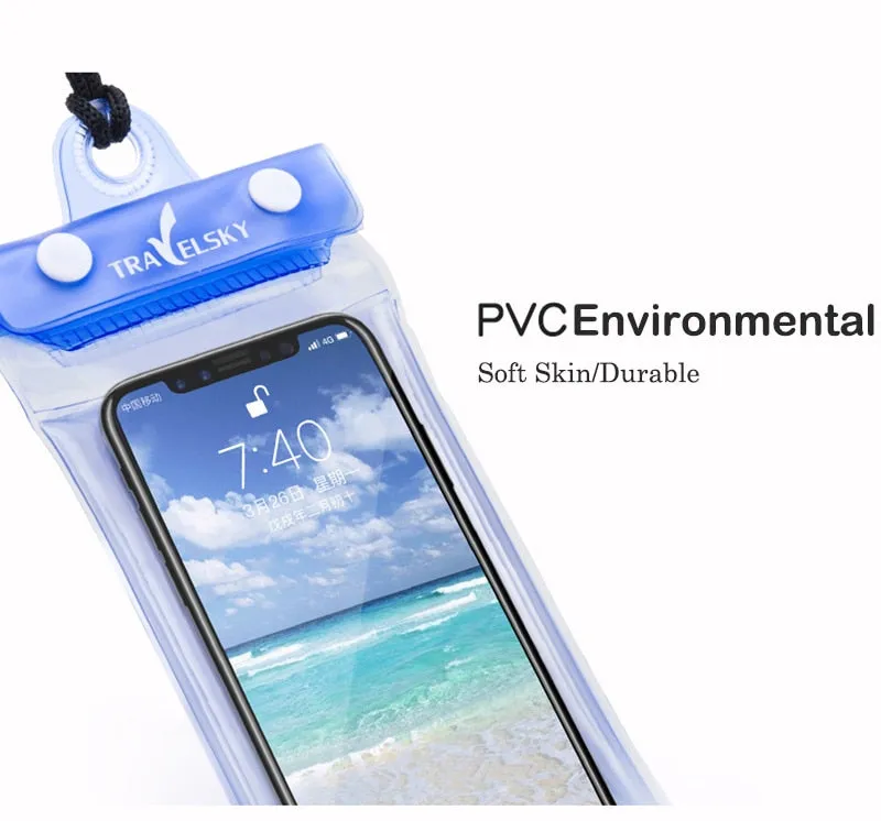 Airbag Waterproof Swimming Phone Case