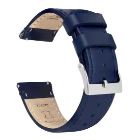 Amazfit Bip | Navy Blue Leather & White Stitching