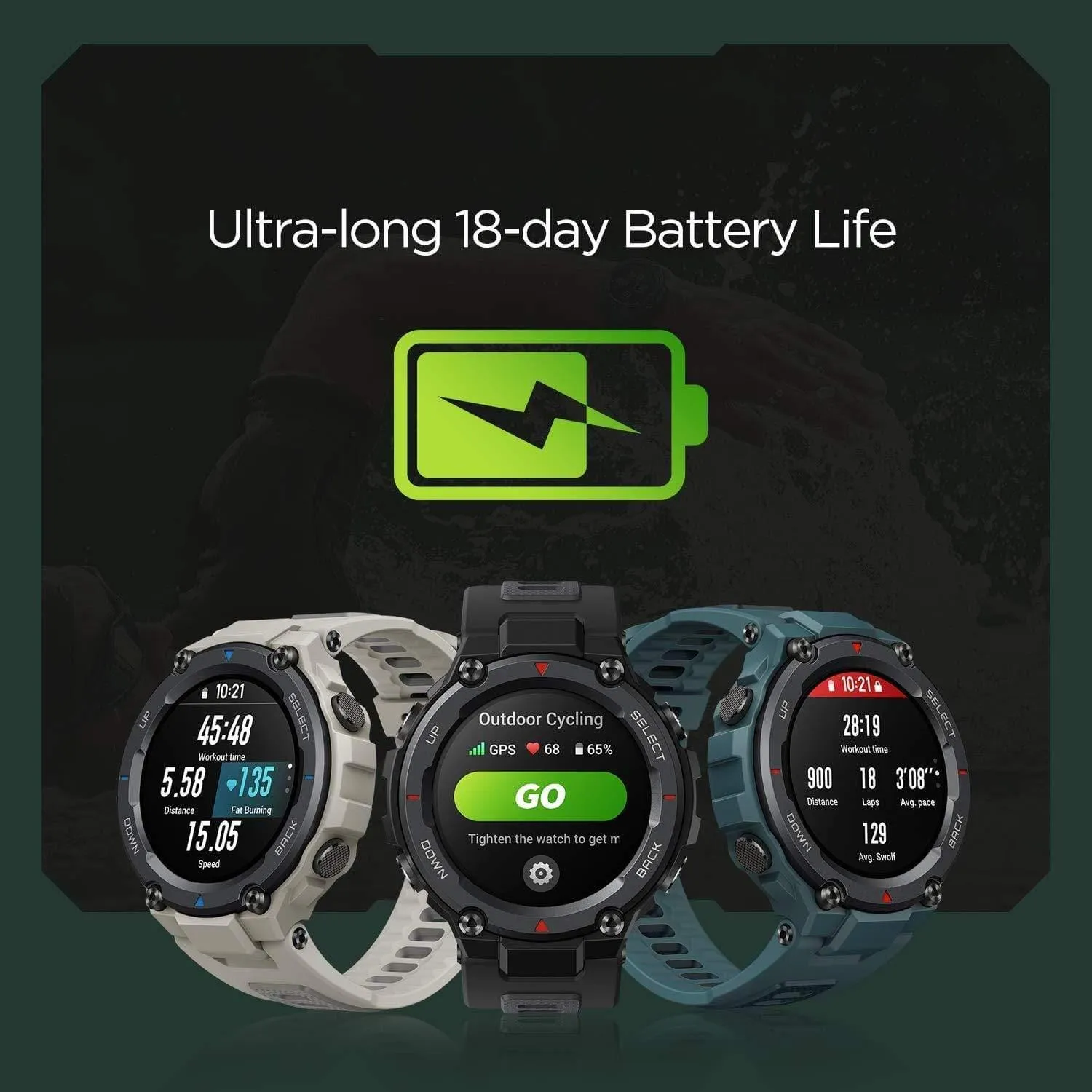 Amazfit T-Rex Pro Smartwatch Fitness Watch