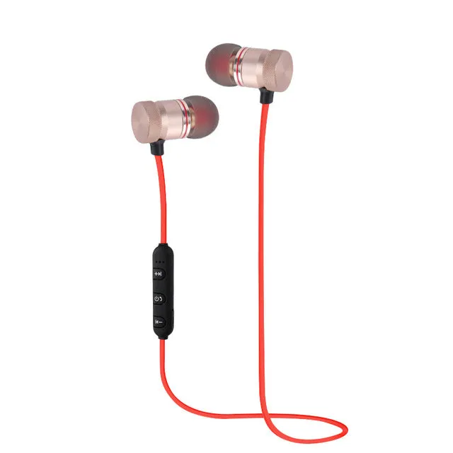 AmericaMande BT31 Magnetic sports wireless bluetooth 4.1 headphones stereo earphones headset AptX with Mic calls music earbuds