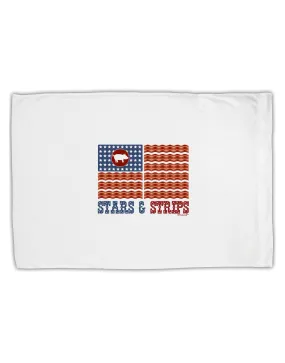 American Bacon Flag - Stars and Strips Standard Size Polyester Pillow Case