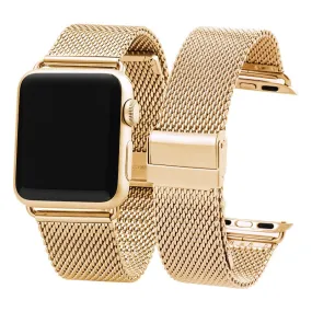 Apple Watch 41mm / 40mm / 38mm | Milanese Loop Straps |Gold