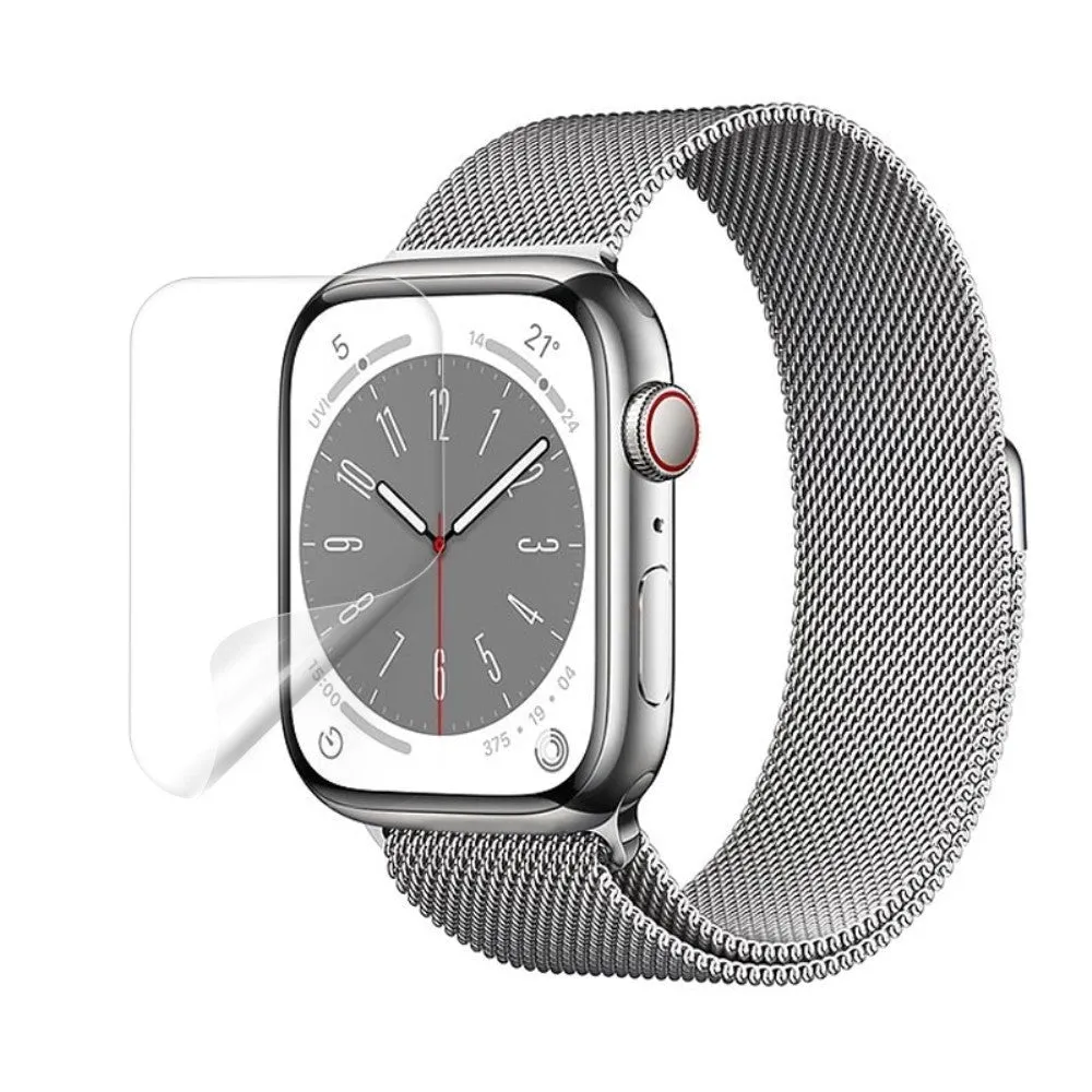 Apple Watch 9/8/7 (45mm) Beskyttelsesfilm - Gennemsigtig