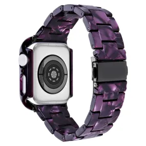 Apple Watch 9/8/7 (45mm) Harpiks Rem & Cover - Lilla