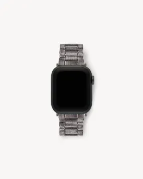 Apple Watch Band in Silver Stripe