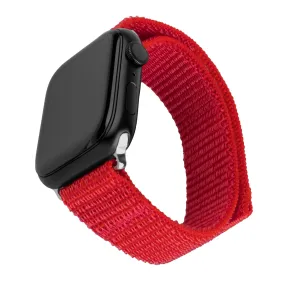 Apple Watch Ultra 1/2 (49mm) Fixed Nylon Rem - Rød