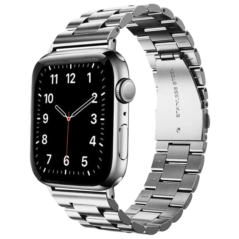 Apple Watch Ultra 49mm / 45mm / 44mm / 42mm | Metal Straps | Silver