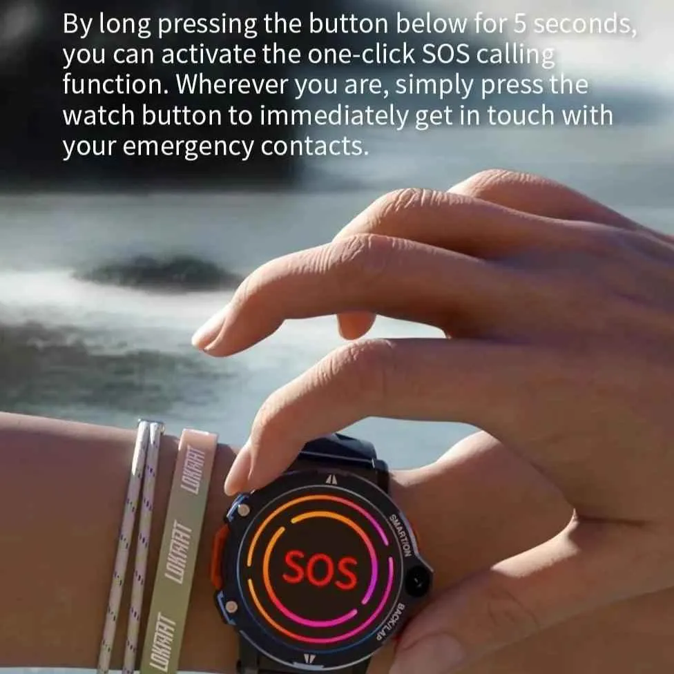 APPLLP 6 PRO: Smartwatch with GPS, 4G, and Fitness Tracking