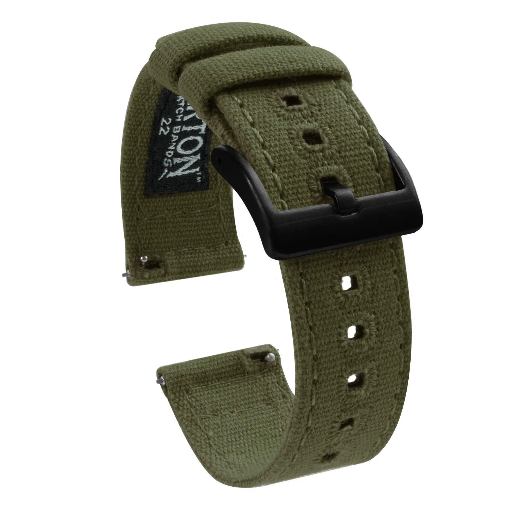 Army Green | Crafted Canvas by Barton Watch Bands