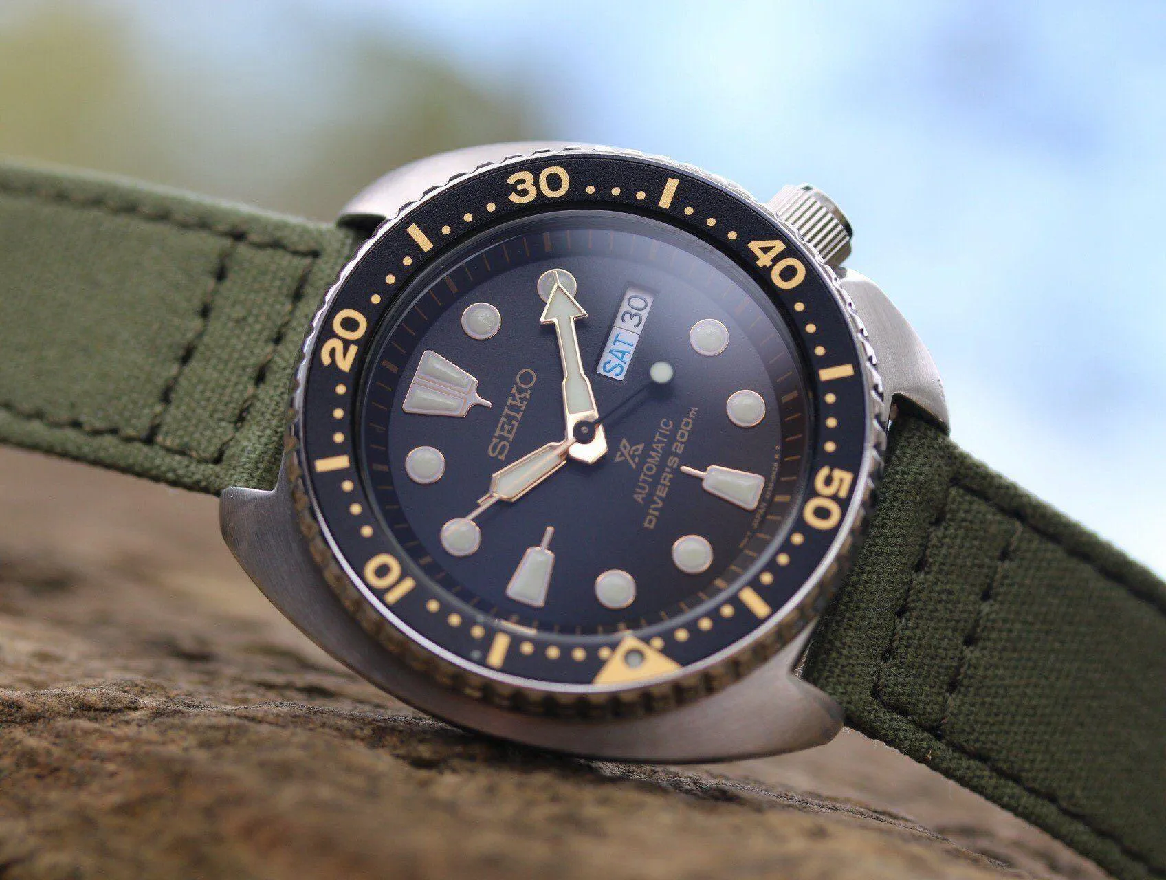 Army Green | Crafted Canvas by Barton Watch Bands