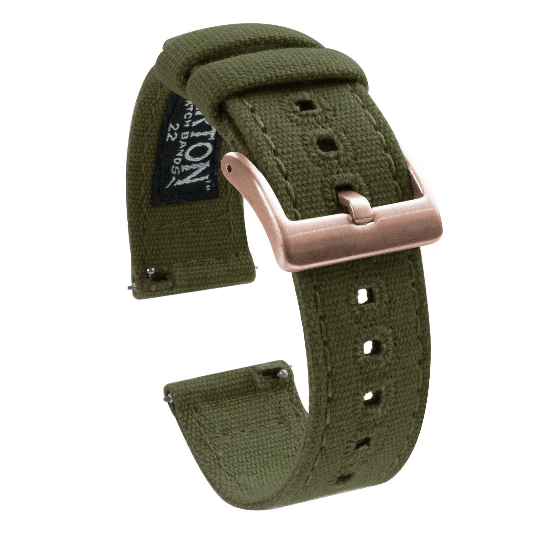 Army Green | Crafted Canvas by Barton Watch Bands