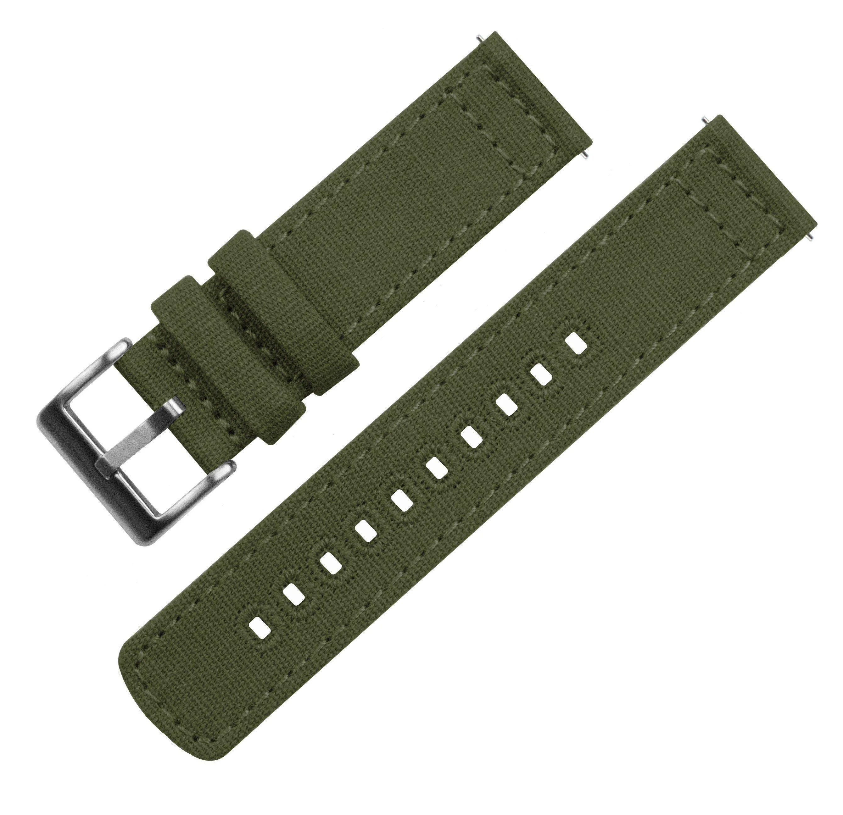 Army Green | Crafted Canvas by Barton Watch Bands