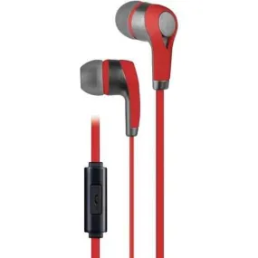 At&amp;amp;t Pe10 In-ear Stereo Earbuds With Microphone (red) (pack of 1 Ea)