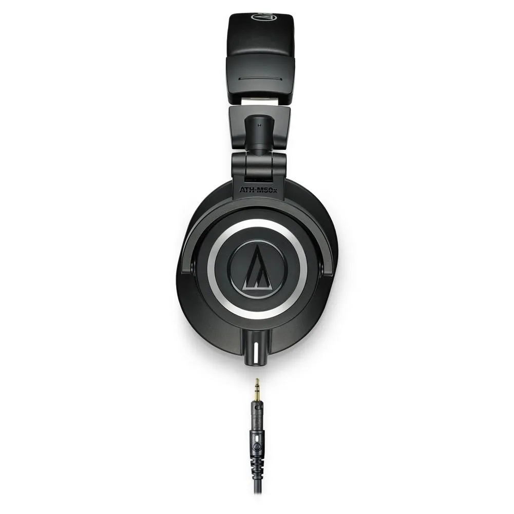 Audio Technica ATH-M50X Professional Studio Monitor Over-Ear Headphones (Black)