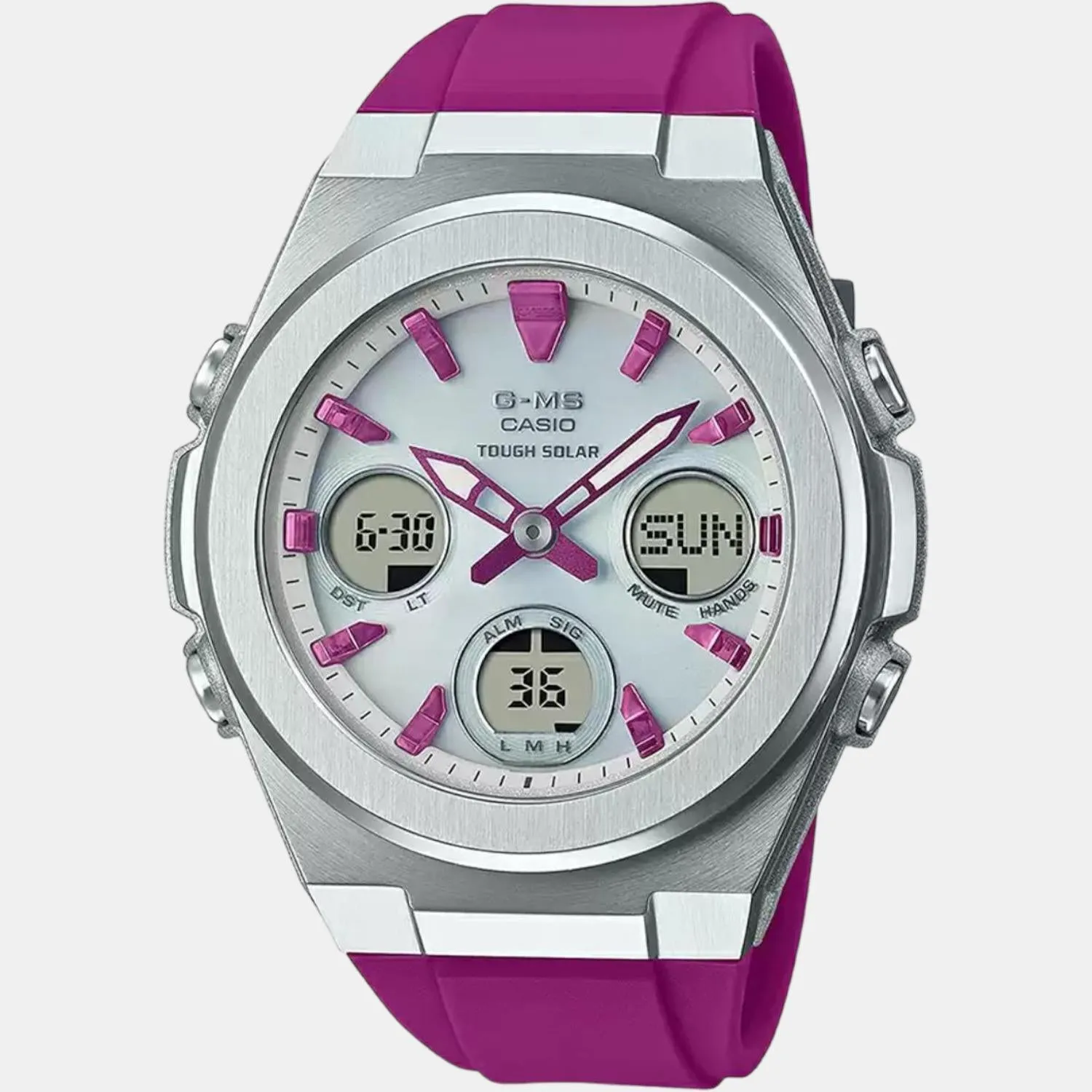 Baby-G Women's Analog-Digital Resin Watch BX185 - MSG-S600-4ADR