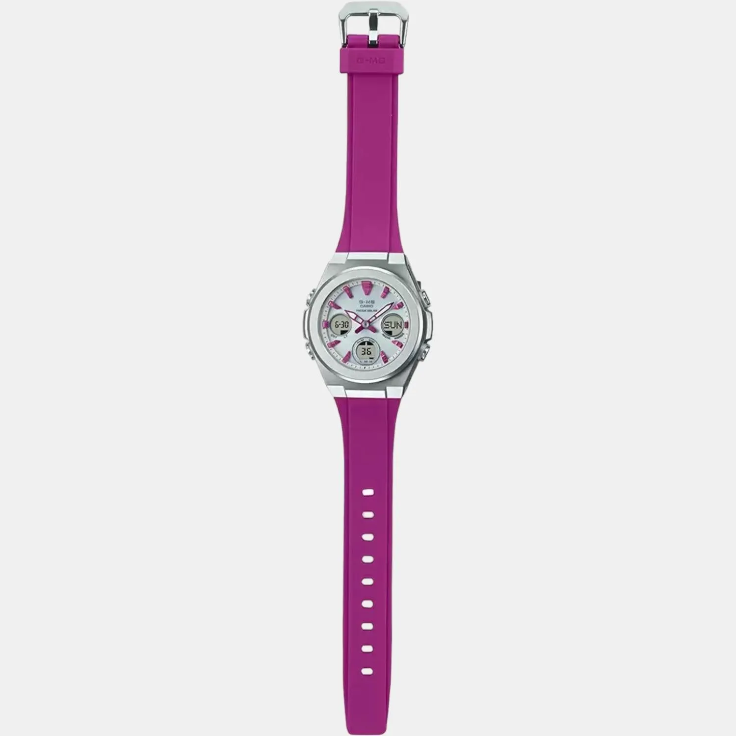 Baby-G Women's Analog-Digital Resin Watch BX185 - MSG-S600-4ADR