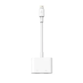 Belkin Lightning Audio   Charge RockStar, 11.43cm Lightning Audio/Power Cable for iPhone, iPad, White