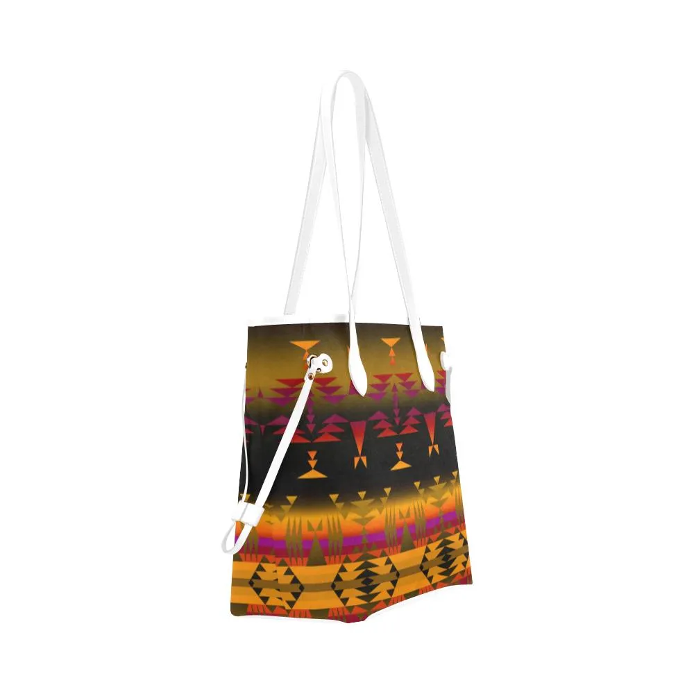 Between the Sierra Mountains Clover Canvas Tote Bag