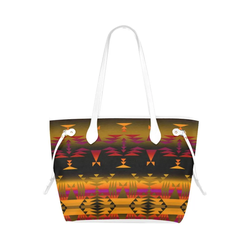 Between the Sierra Mountains Clover Canvas Tote Bag