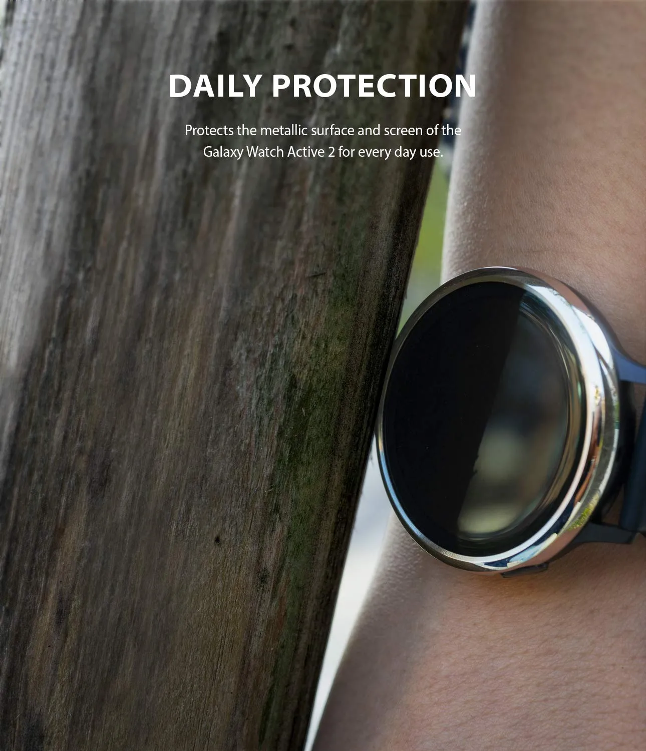 Bezel Styling Cover for Galaxy Watch Active 2 40mm (2019)  [Stainless Steel]