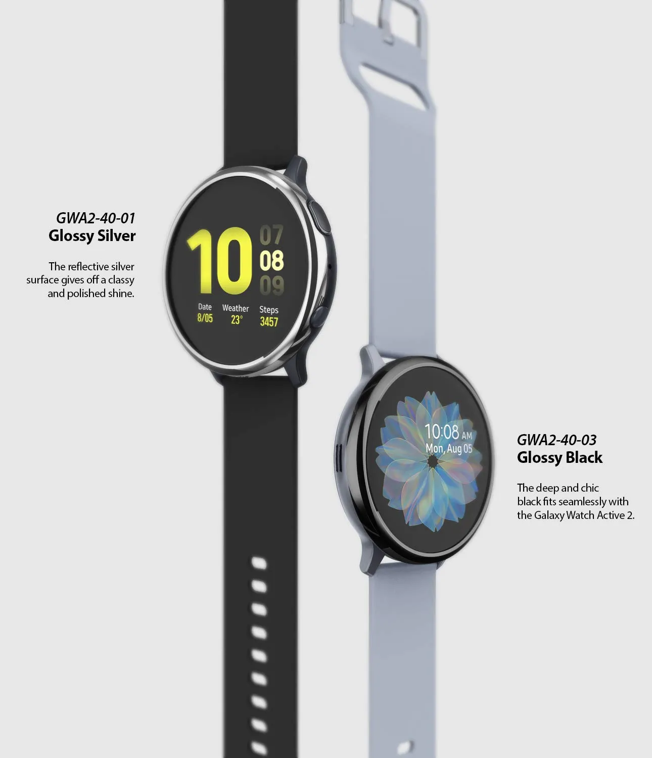 Bezel Styling Cover for Galaxy Watch Active 2 40mm (2019)  [Stainless Steel]