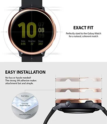 Bezel Styling Cover for Galaxy Watch Active 2 40mm (2019)  [Stainless Steel]