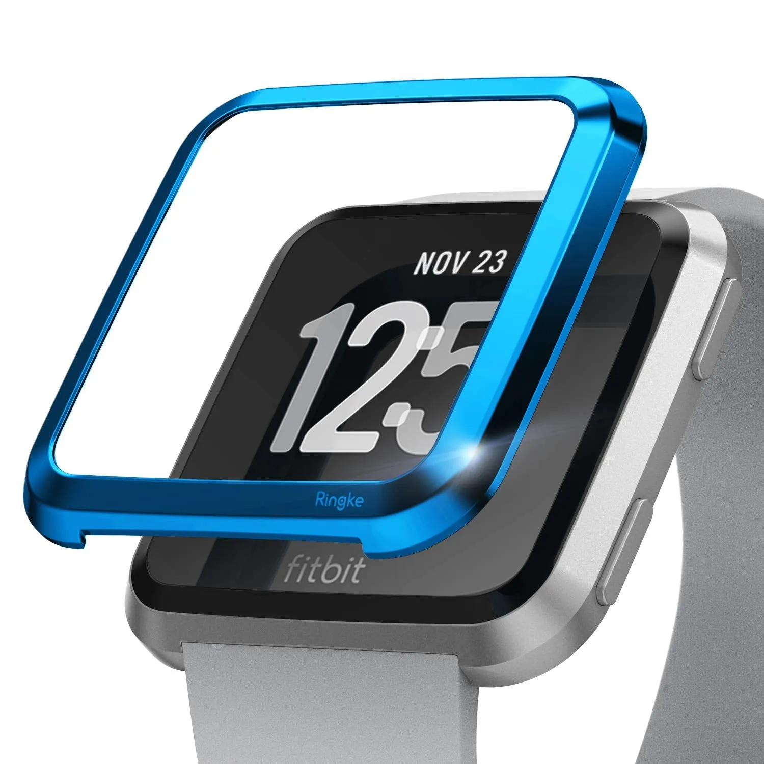 Bezel Styling Designed for Fitbit Versa - [Stainless Steel]