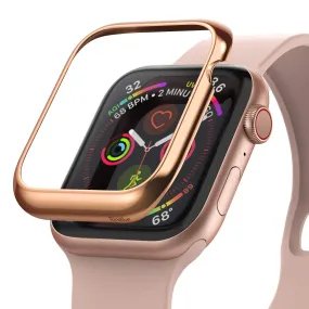 Bezel Styling for Apple Watch 40mm for Series 4 (2018) (AW4-40-02)  -  [Stainless Steel]  Glossy Rose gold