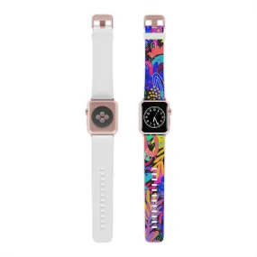 Black Abstract Watch Band for Apple Watch