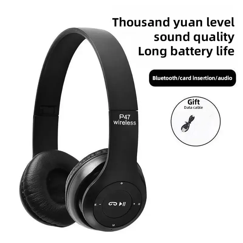 Bluetooth 5.0 P47 TWS Stereo Headphone Bluetooth Earphones Music Headset with Mic for Mobile iPhone Sumsamg Android IOS