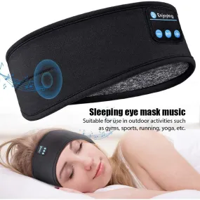 Bluetooth Earphones Sports Headband with Eye Mask | Wireless Music Headphones