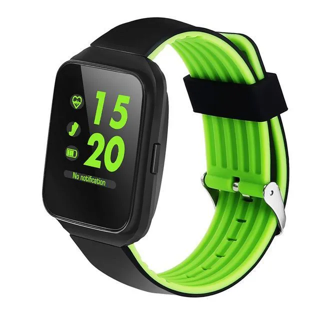 Bluetooth Sports Smartwatch Heart Rate Blood Pressure Monitor Smart Band for Android IOS