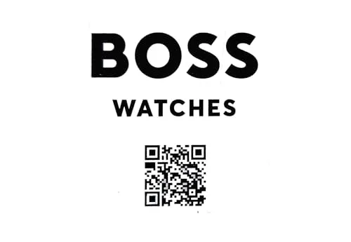 BOSS Top Qtz Fashion Chrono Brown Round Dial Men's Watch|Ionic Plated Black Steel Material|Black Color Band - 1514095