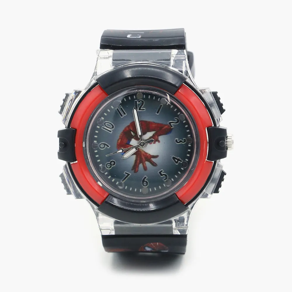 Boys Analog Light Watch - Black