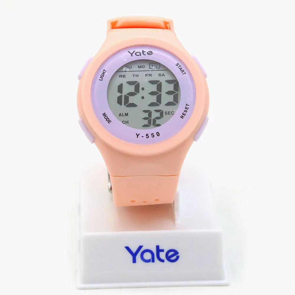 Boys Digital Sports Watch - Peach