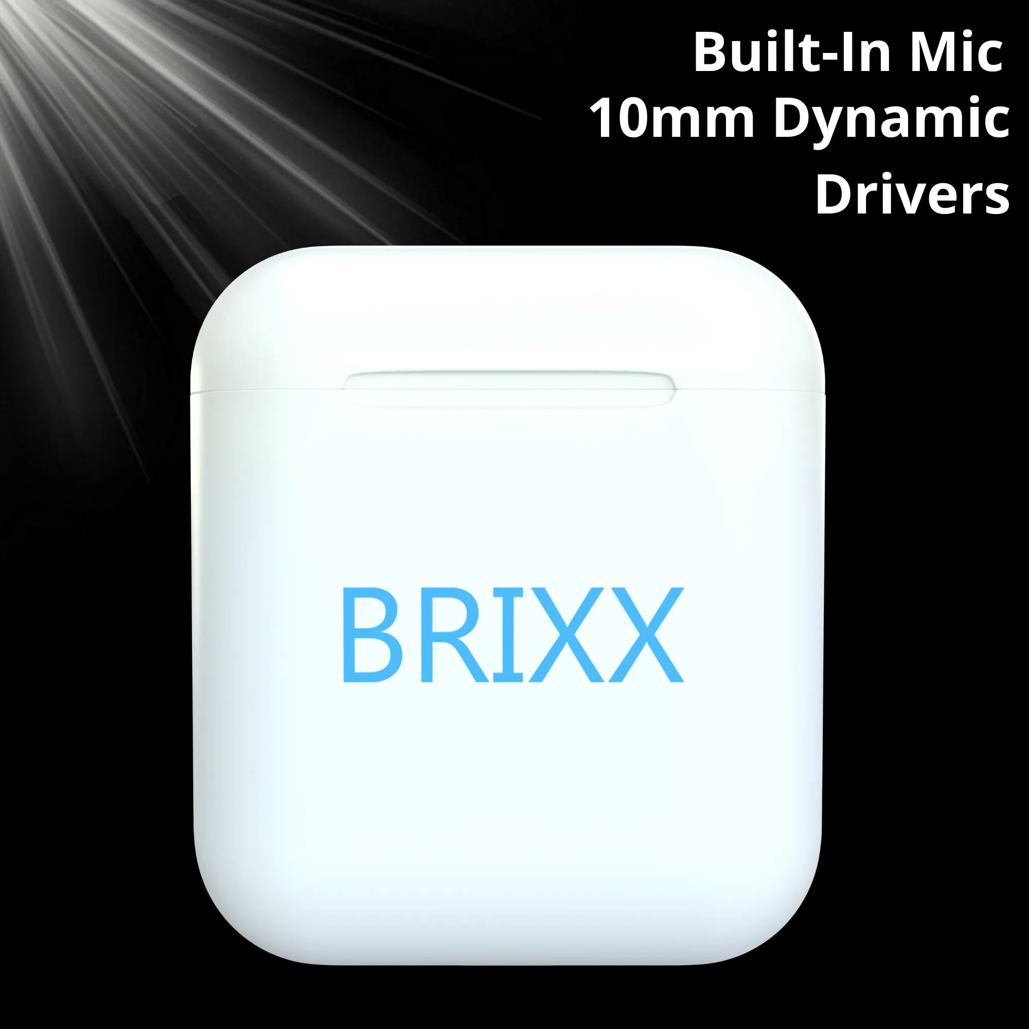 Brixx Touch Sensor TWS Earbuds Wireless Earphones For Android & IOS V2