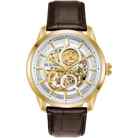 Bulova Sutton Men's Gold Watch 97A138